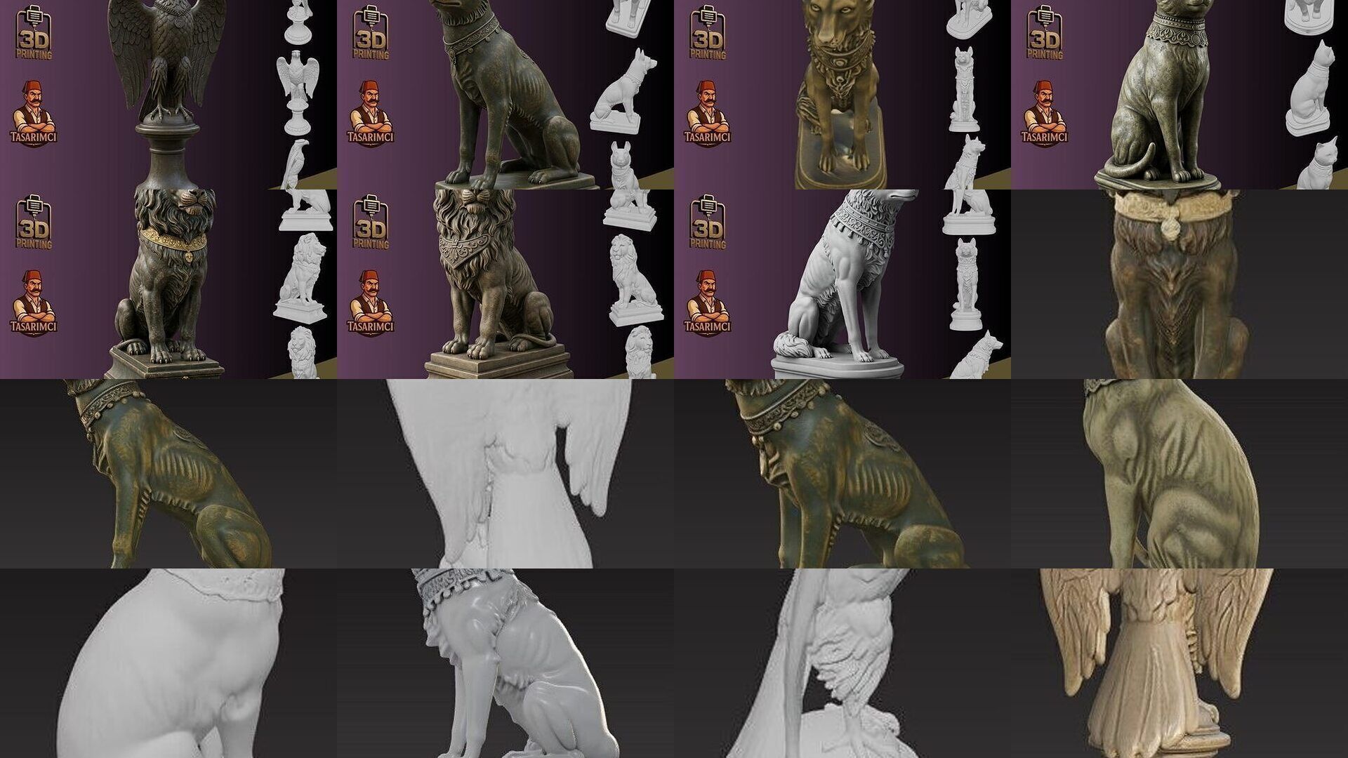 39 Piece Printable 3D Art Collection  _44