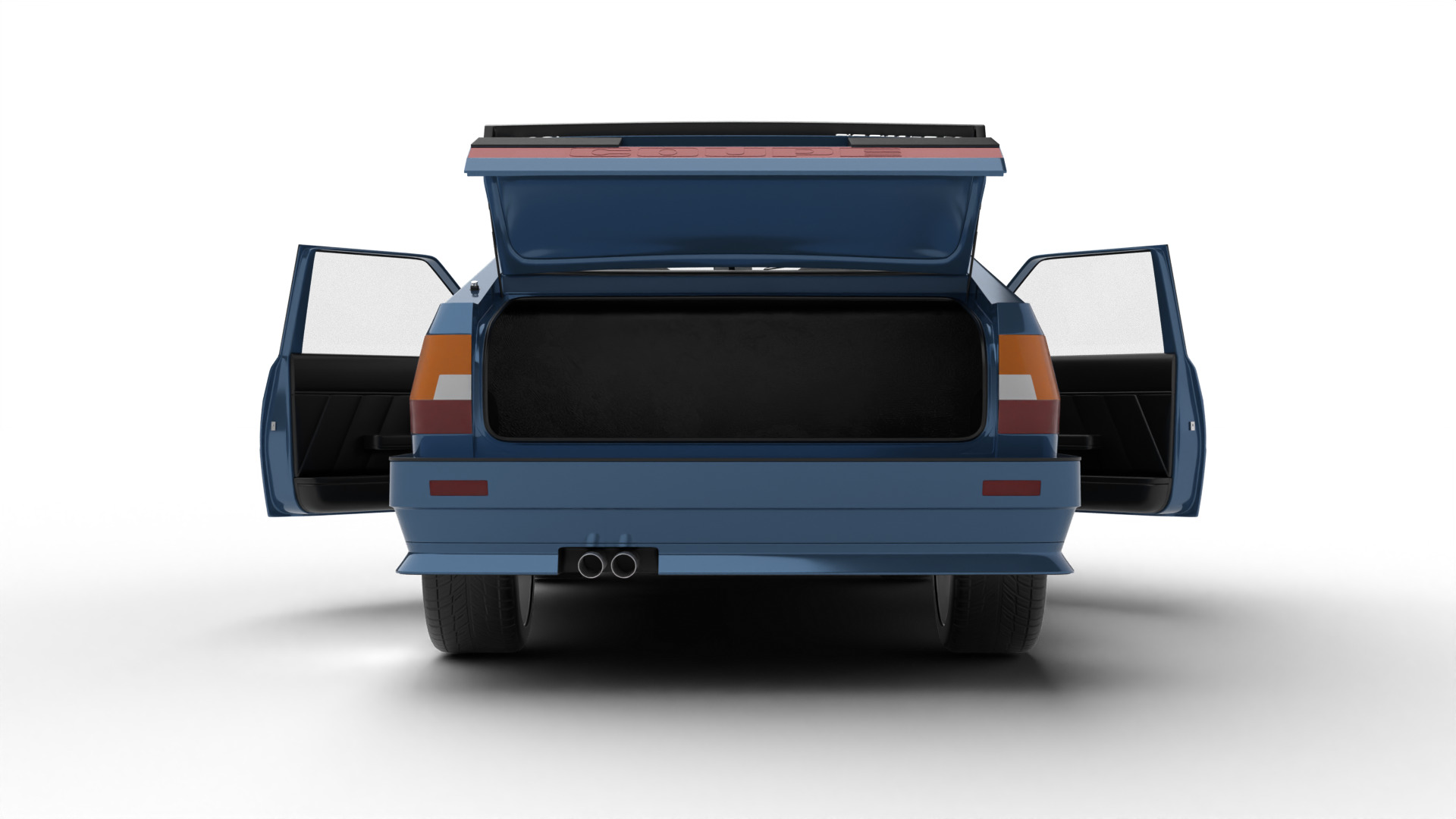 Audi Quattro UR 20v 1980 HQ 3d model 3D model_6