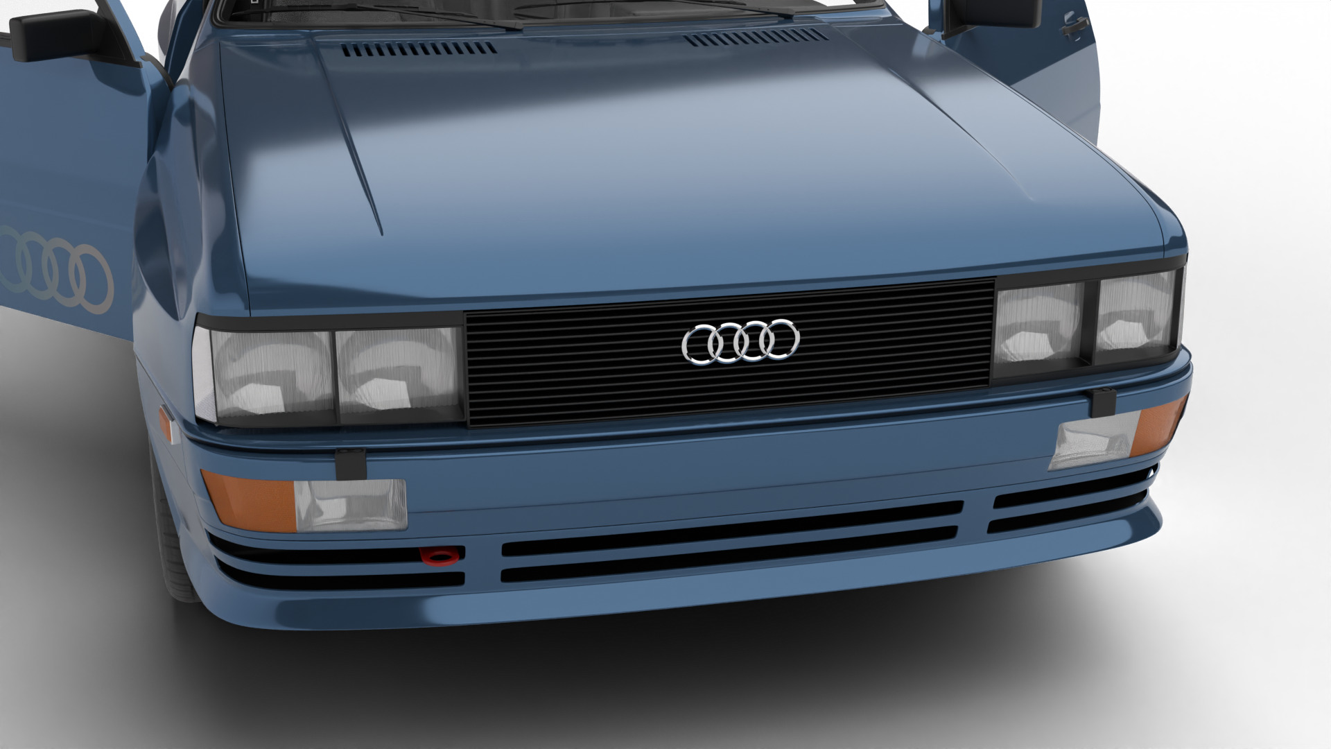 Audi Quattro UR 20v 1980 HQ 3d model 3D model_11