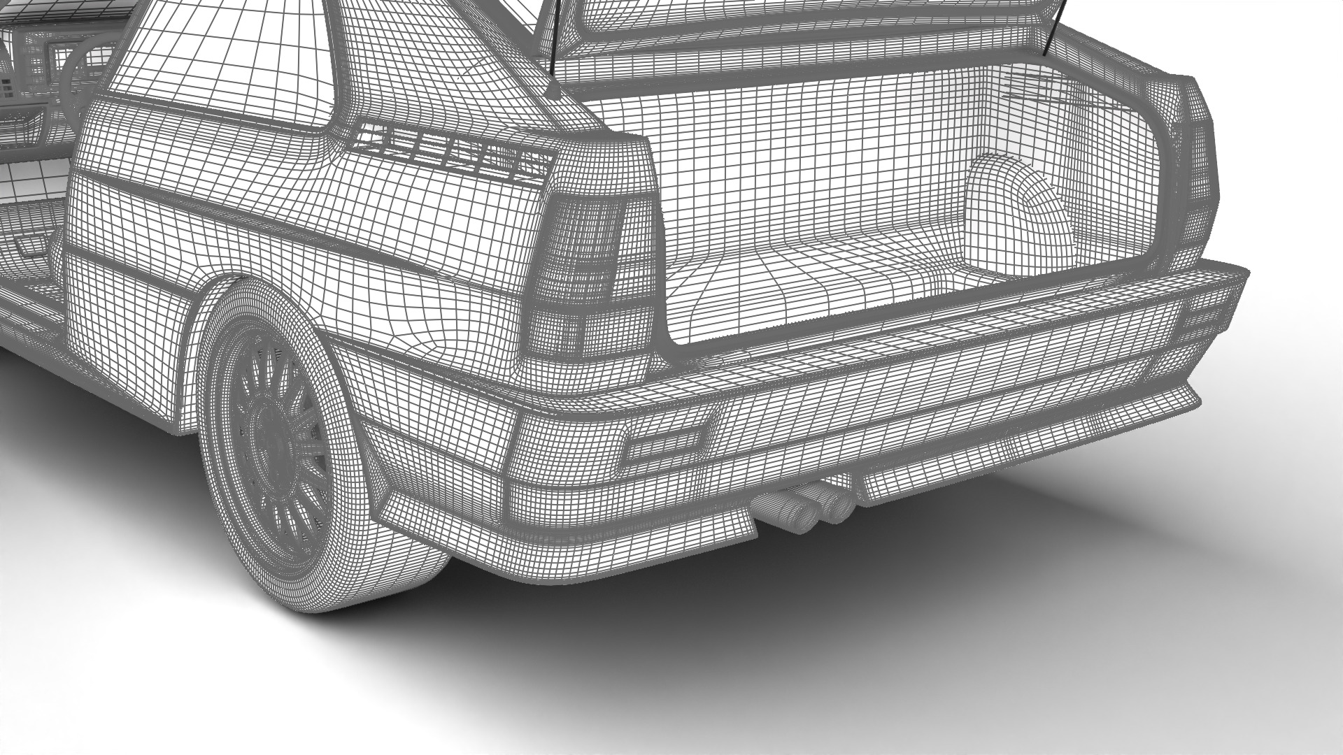 Audi Quattro UR 20v 1980 HQ 3d model 3D model_41