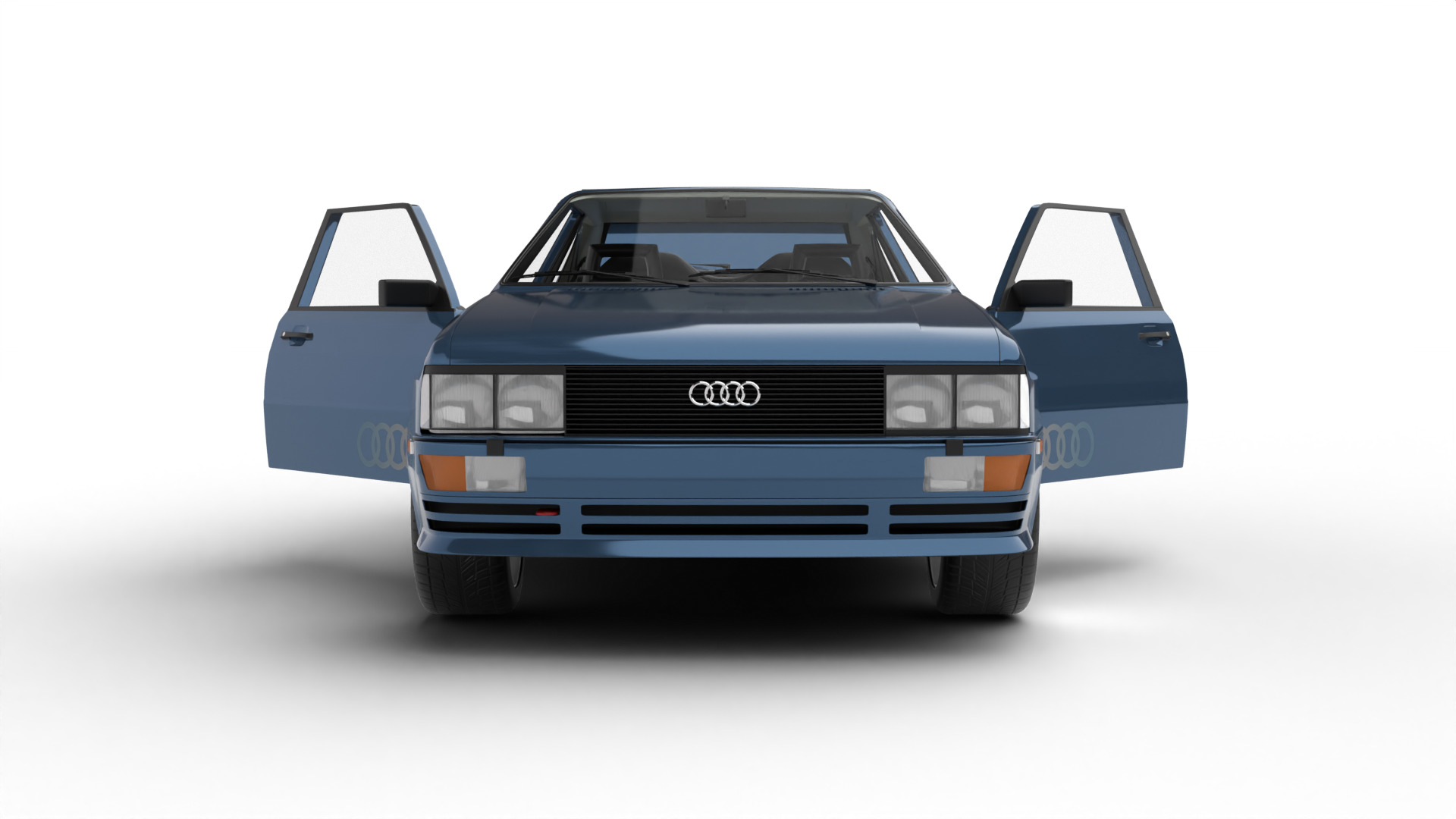 Audi Quattro UR 20v 1980 HQ 3d model 3D model_3