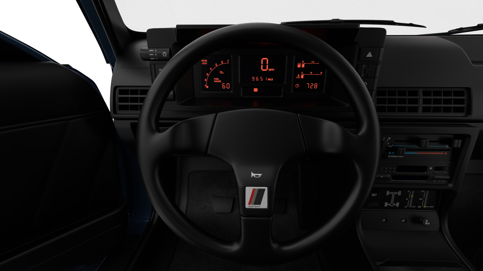 Audi Quattro UR 20v 1980 HQ 3d model 3D model_20