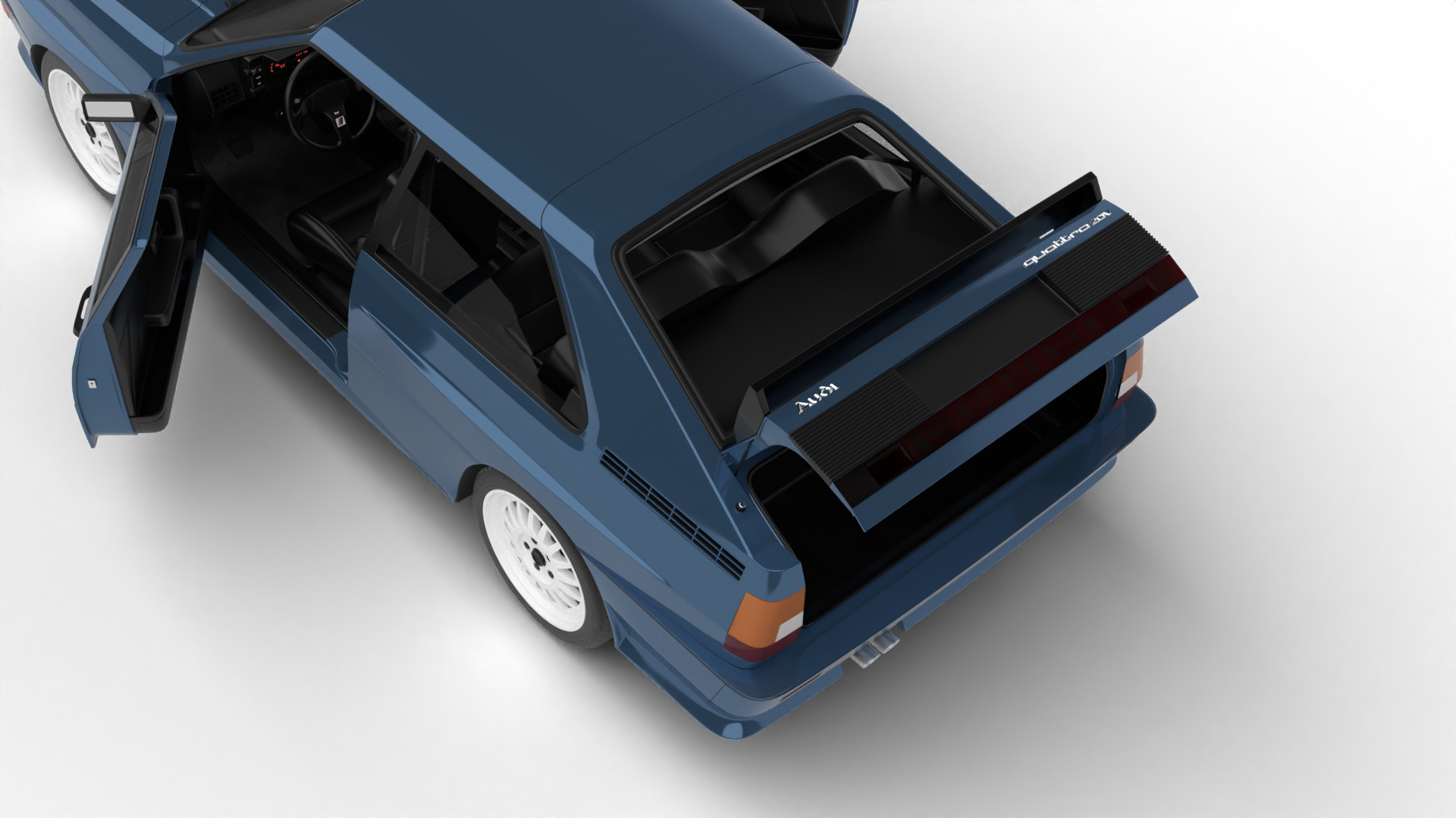 Audi Quattro UR 20v 1980 HQ 3d model 3D model_10