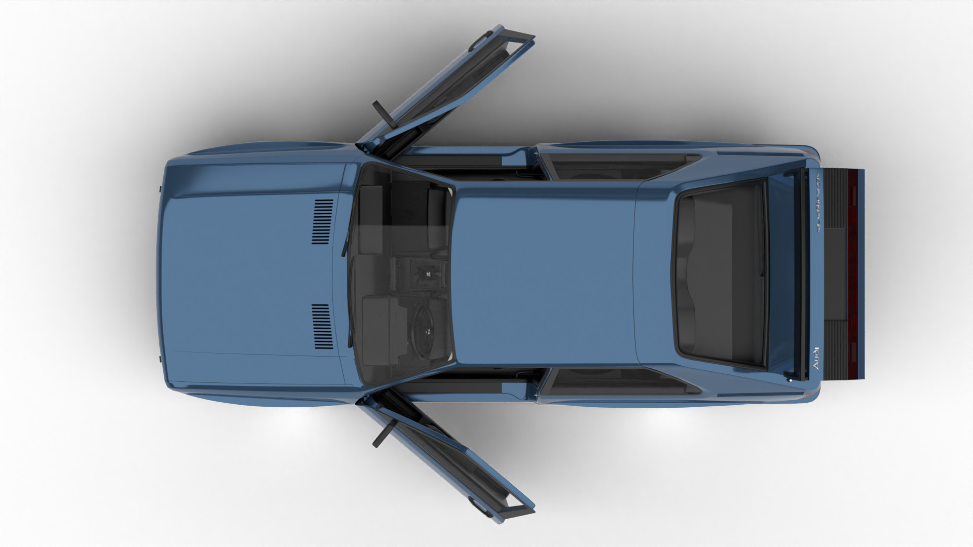 Audi Quattro UR 20v 1980 HQ 3d model 3D model_9