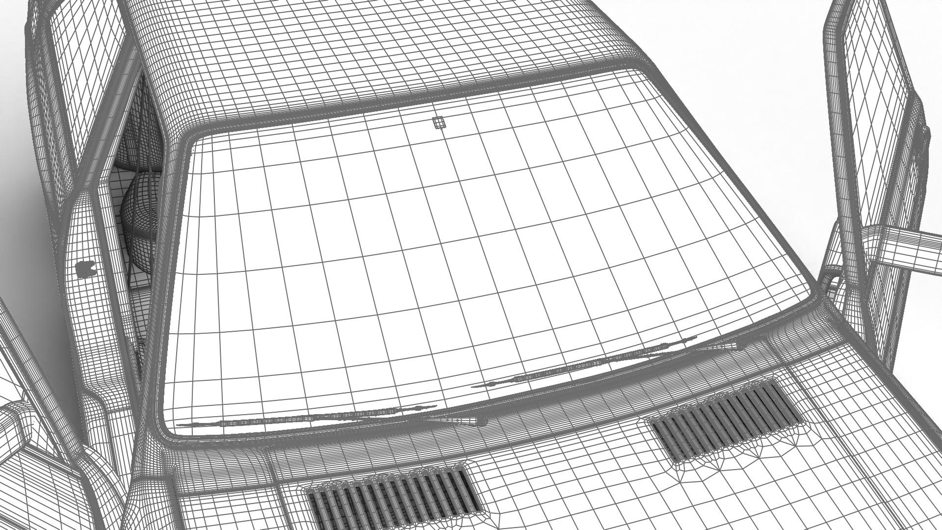 Audi Quattro UR 20v 1980 HQ 3d model 3D model_30