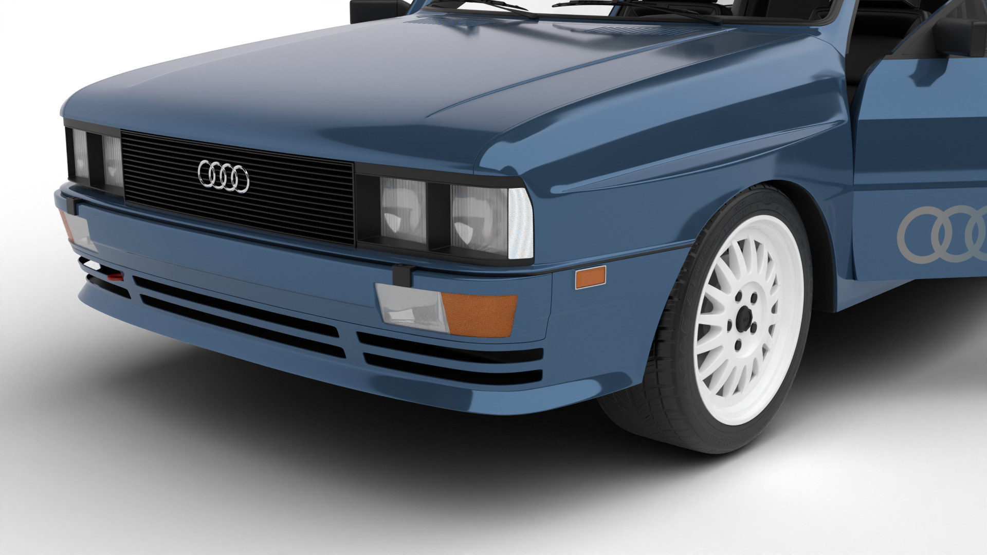 Audi Quattro UR 20v 1980 HQ 3d model 3D model_4