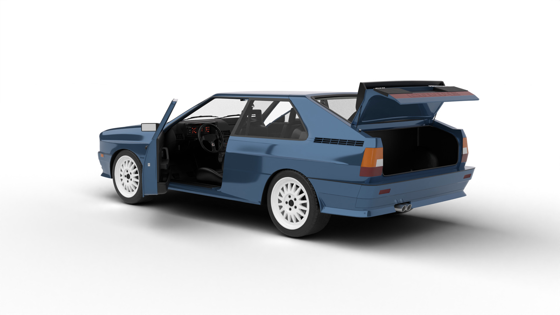 Audi Quattro UR 20v 1980 HQ 3d model 3D model_1