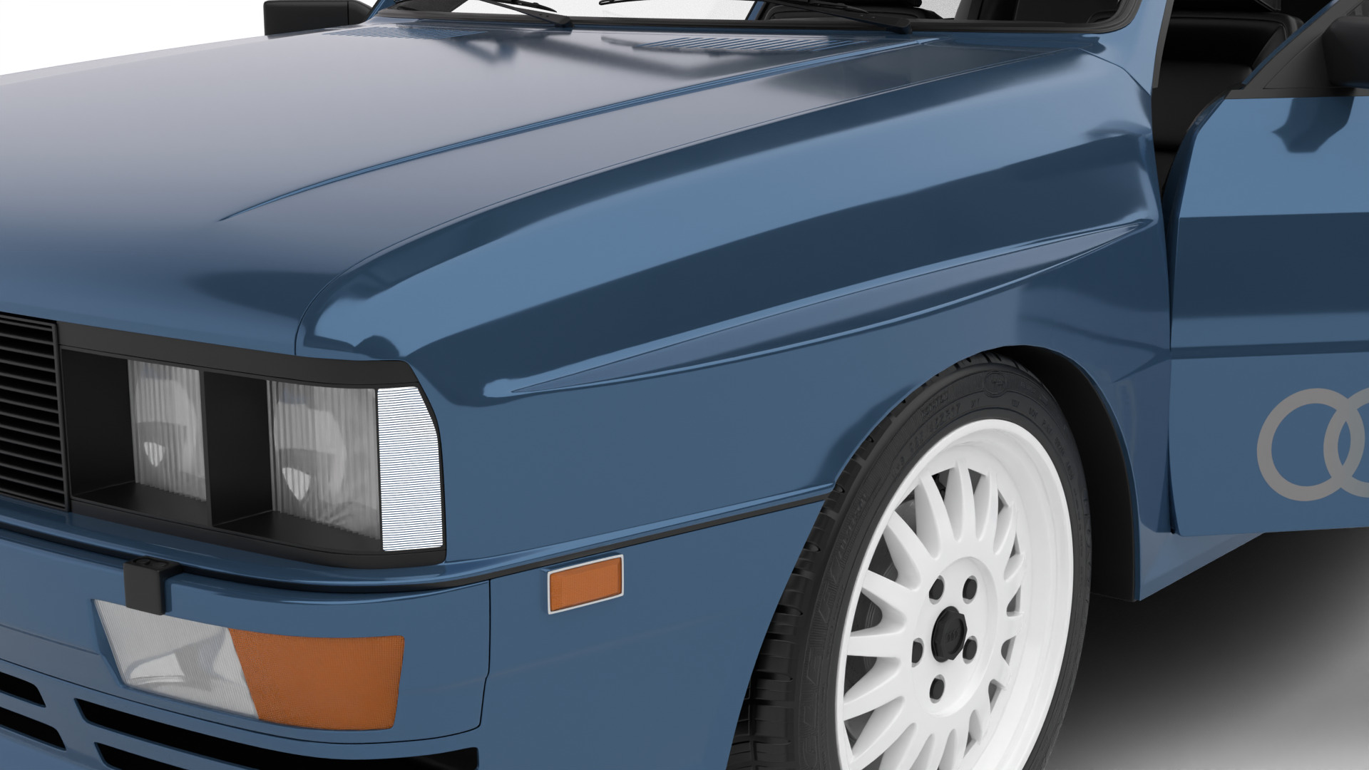 Audi Quattro UR 20v 1980 HQ 3d model 3D model_24