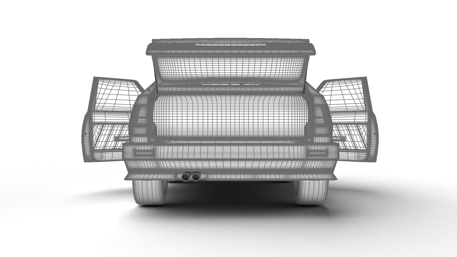 Audi Quattro UR 20v 1980 HQ 3d model 3D model_33