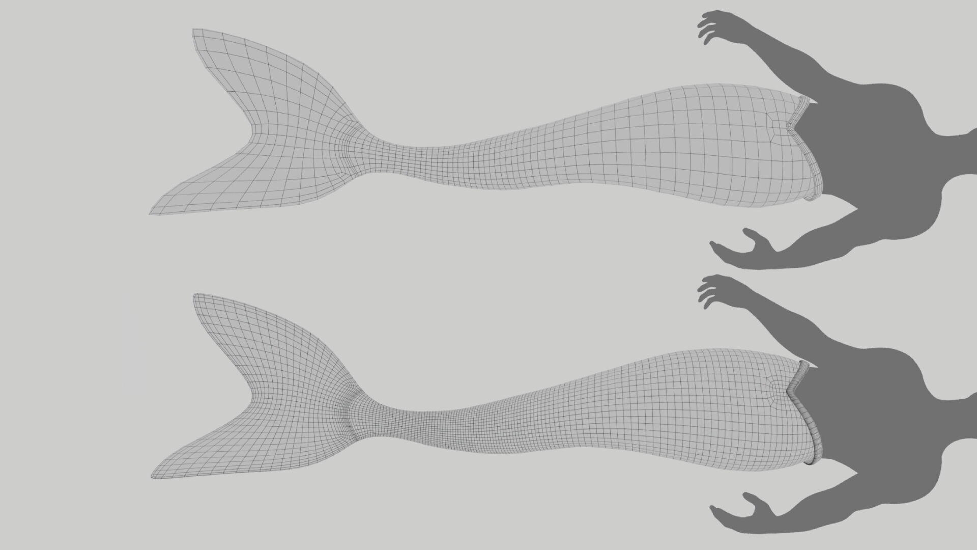 Mermaid tale Animated Low-poly 3D model_11