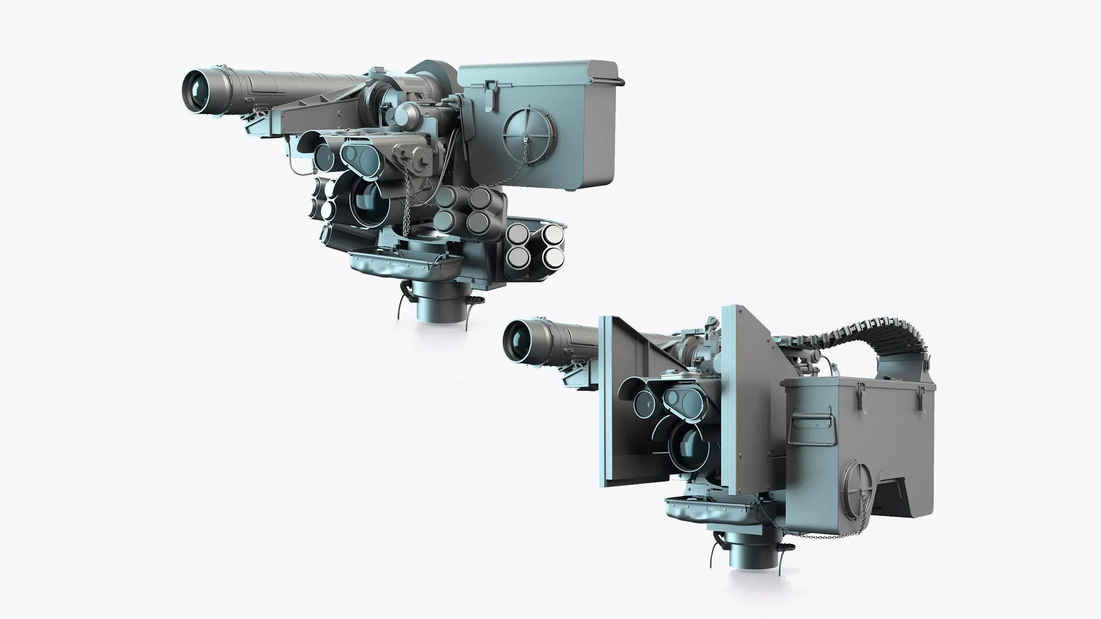 M151 Protector and M153 CROWS RWS Set 3D Model Collection_0