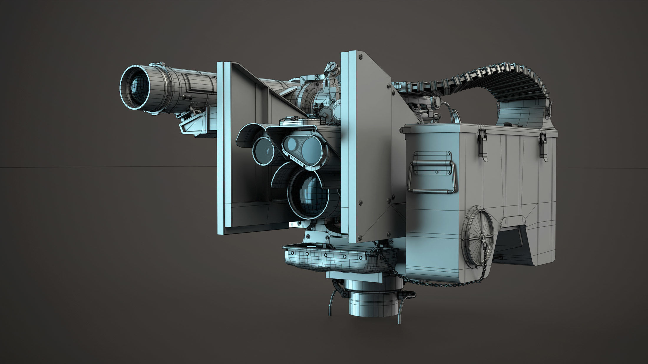 M151 Protector and M153 CROWS RWS Set 3D Model Collection_28