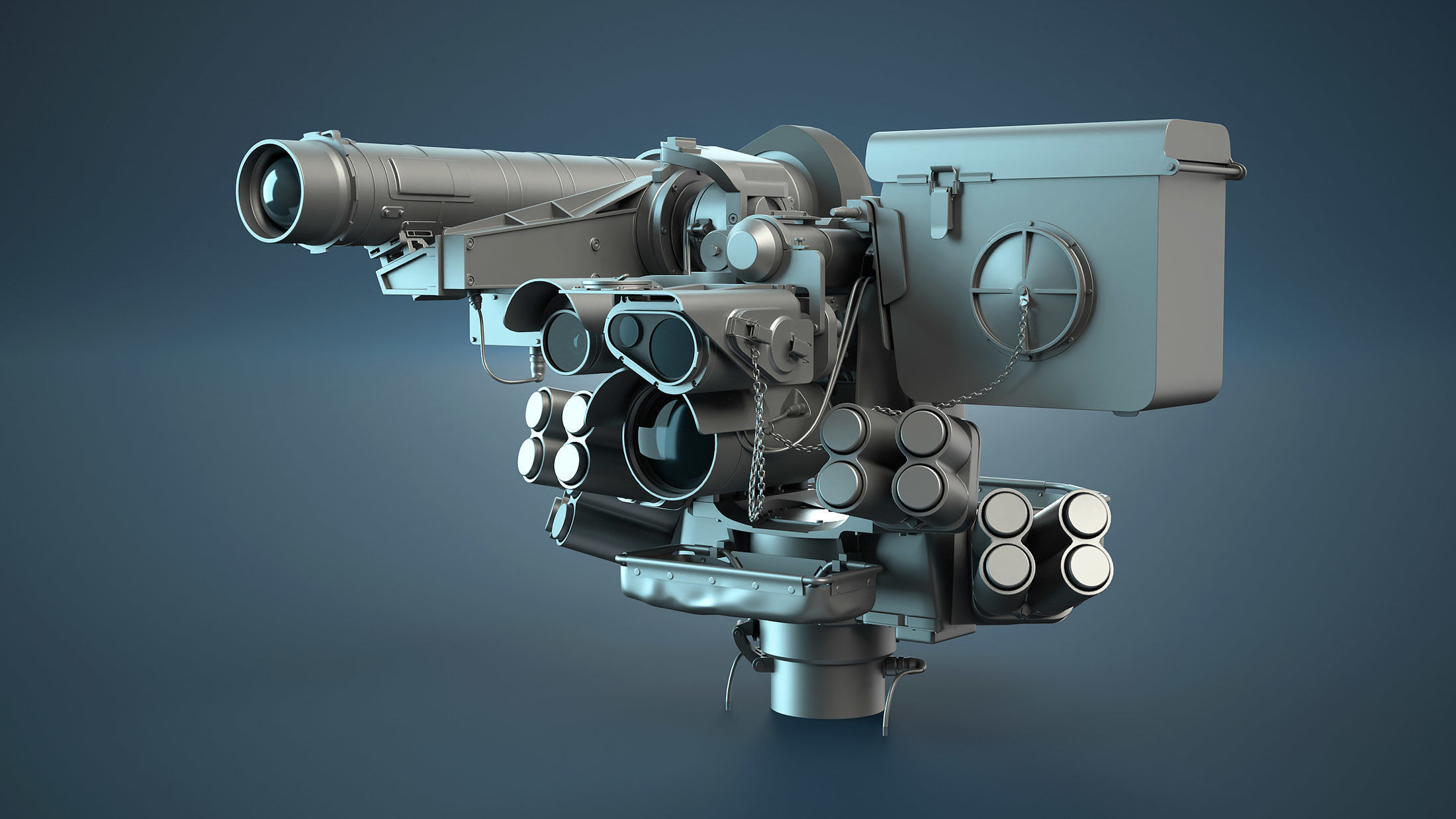 M151 Protector and M153 CROWS RWS Set 3D Model Collection_2