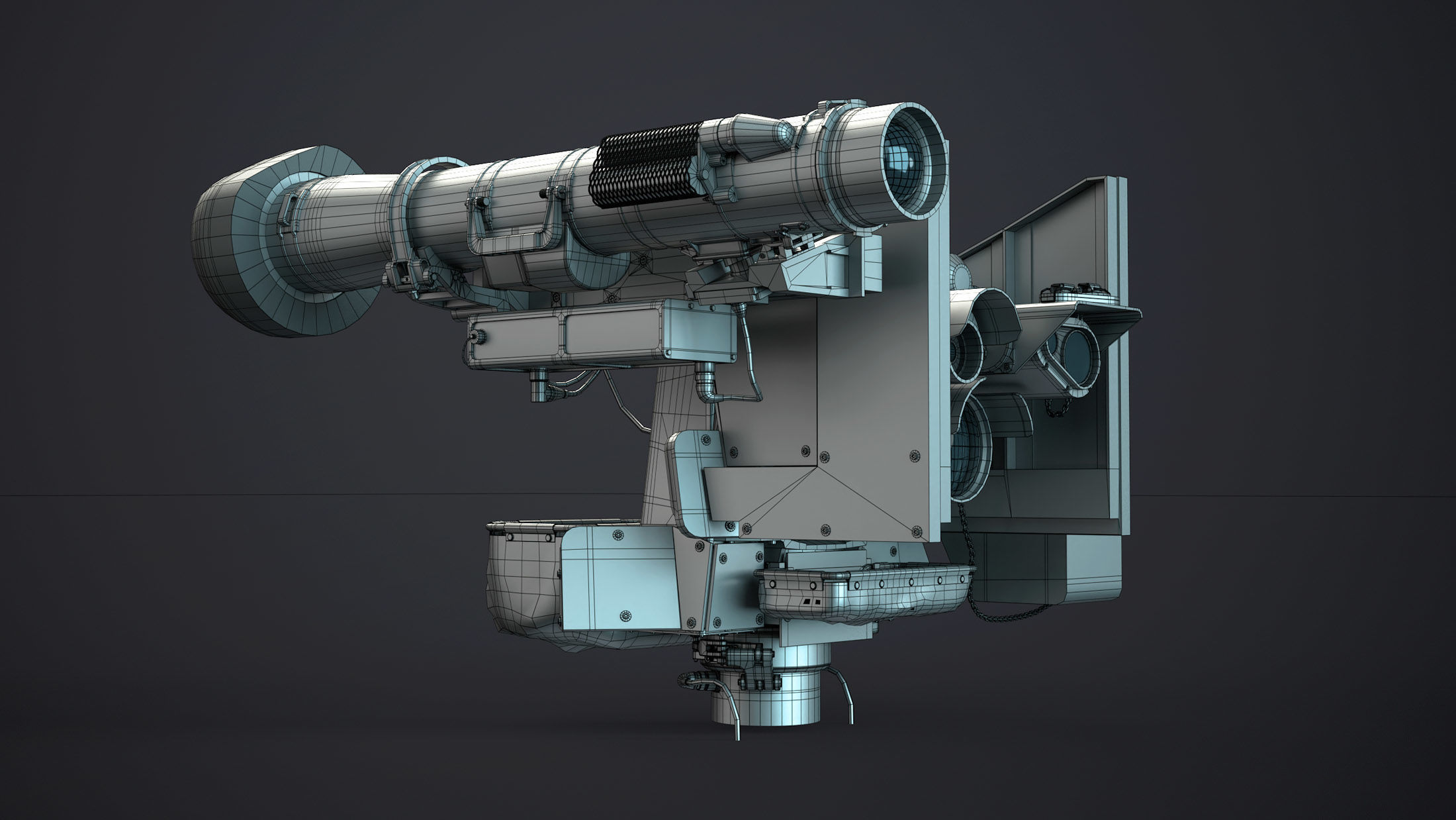 M151 Protector and M153 CROWS RWS Set 3D Model Collection_32