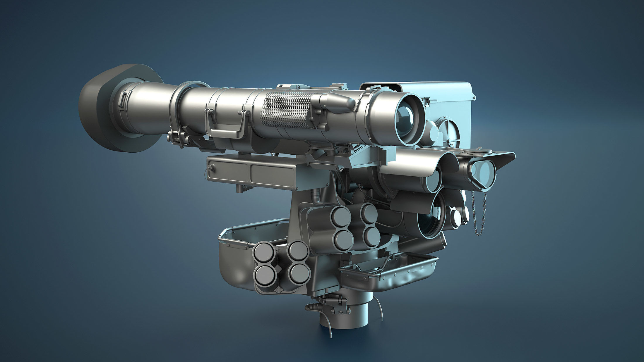 M151 Protector and M153 CROWS RWS Set 3D Model Collection_8