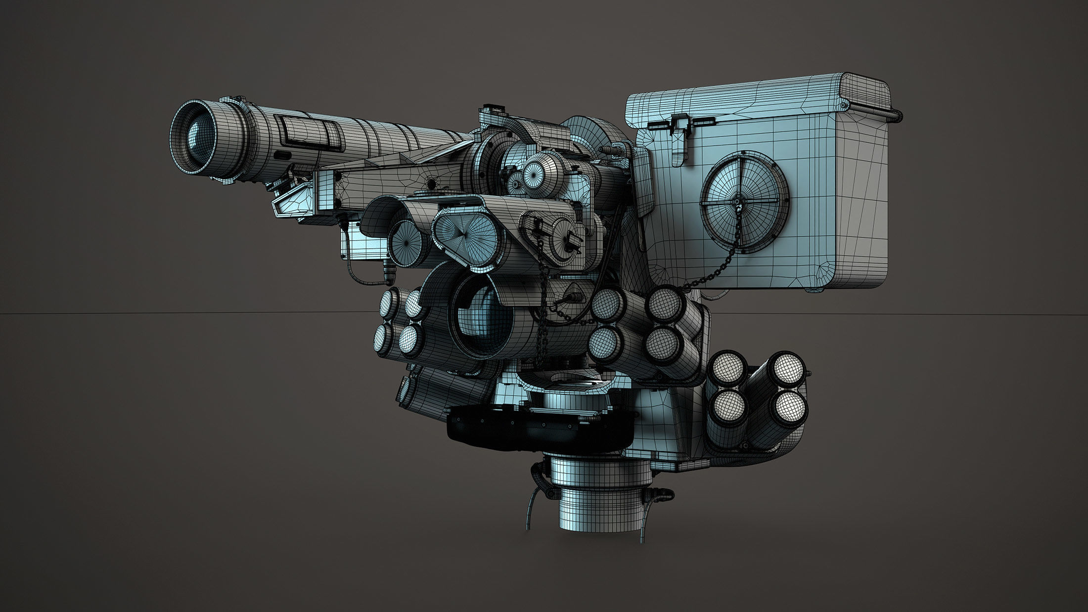 M151 Protector and M153 CROWS RWS Set 3D Model Collection_15