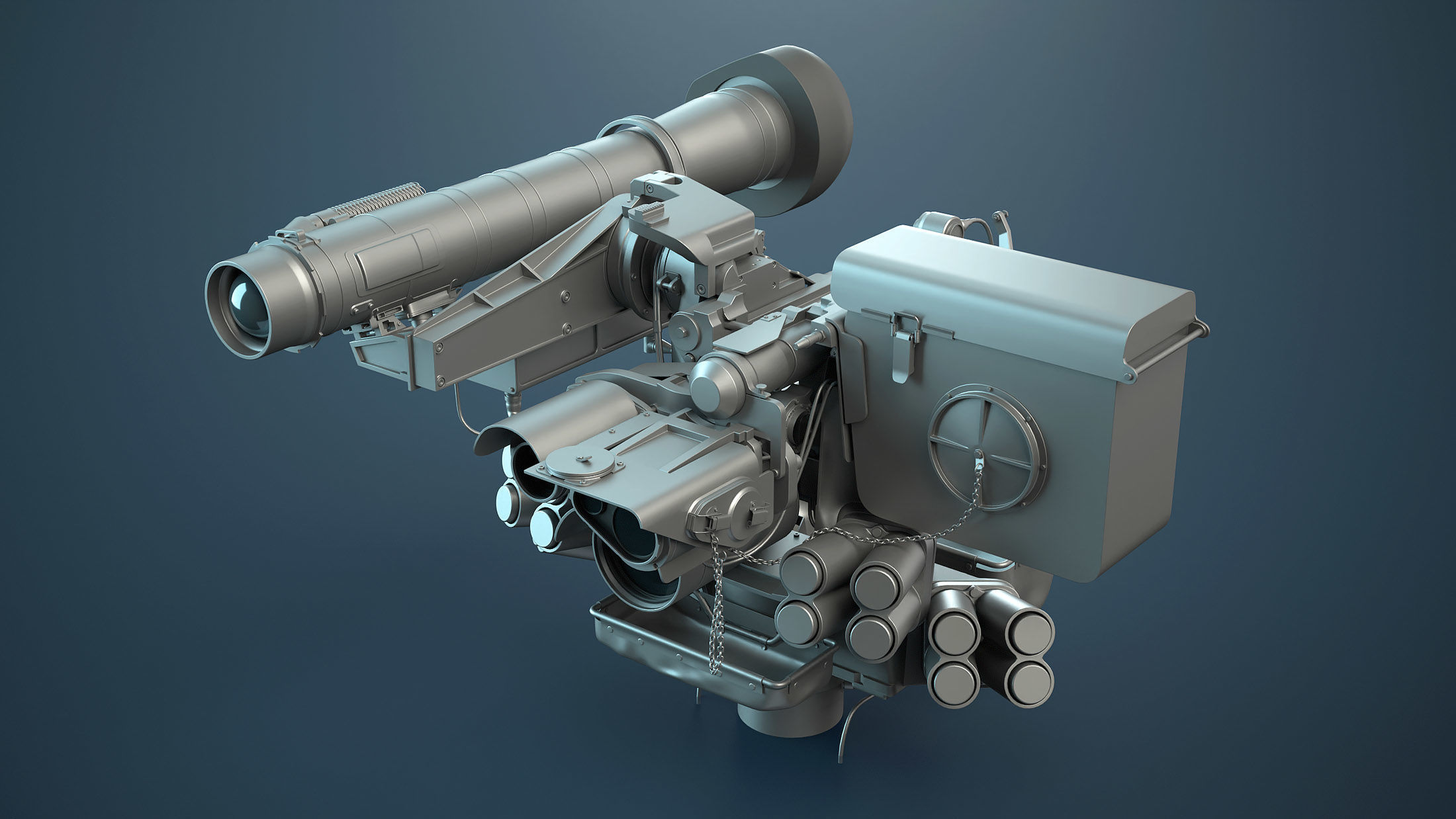 M151 Protector and M153 CROWS RWS Set 3D Model Collection_3