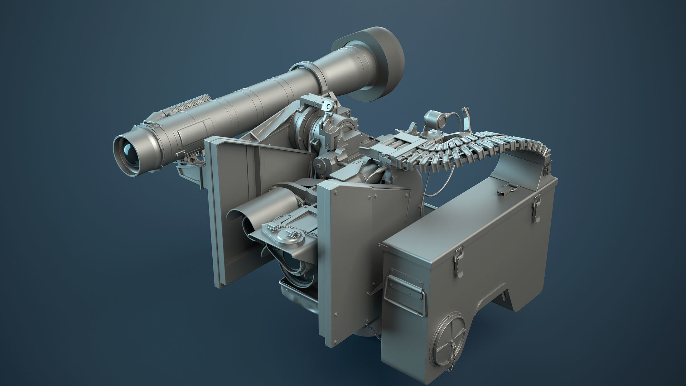 M151 Protector and M153 CROWS RWS Set 3D Model Collection_19