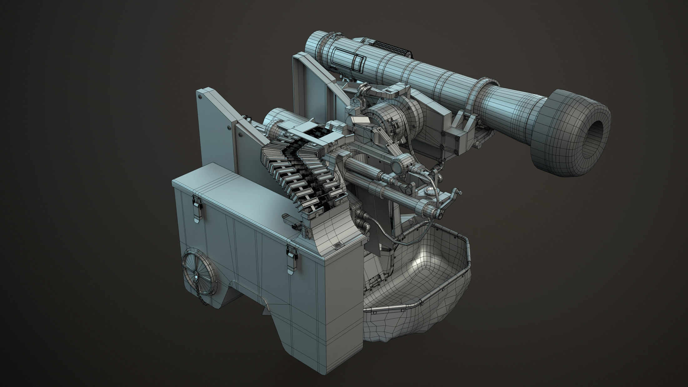 M151 Protector and M153 CROWS RWS Set 3D Model Collection_30