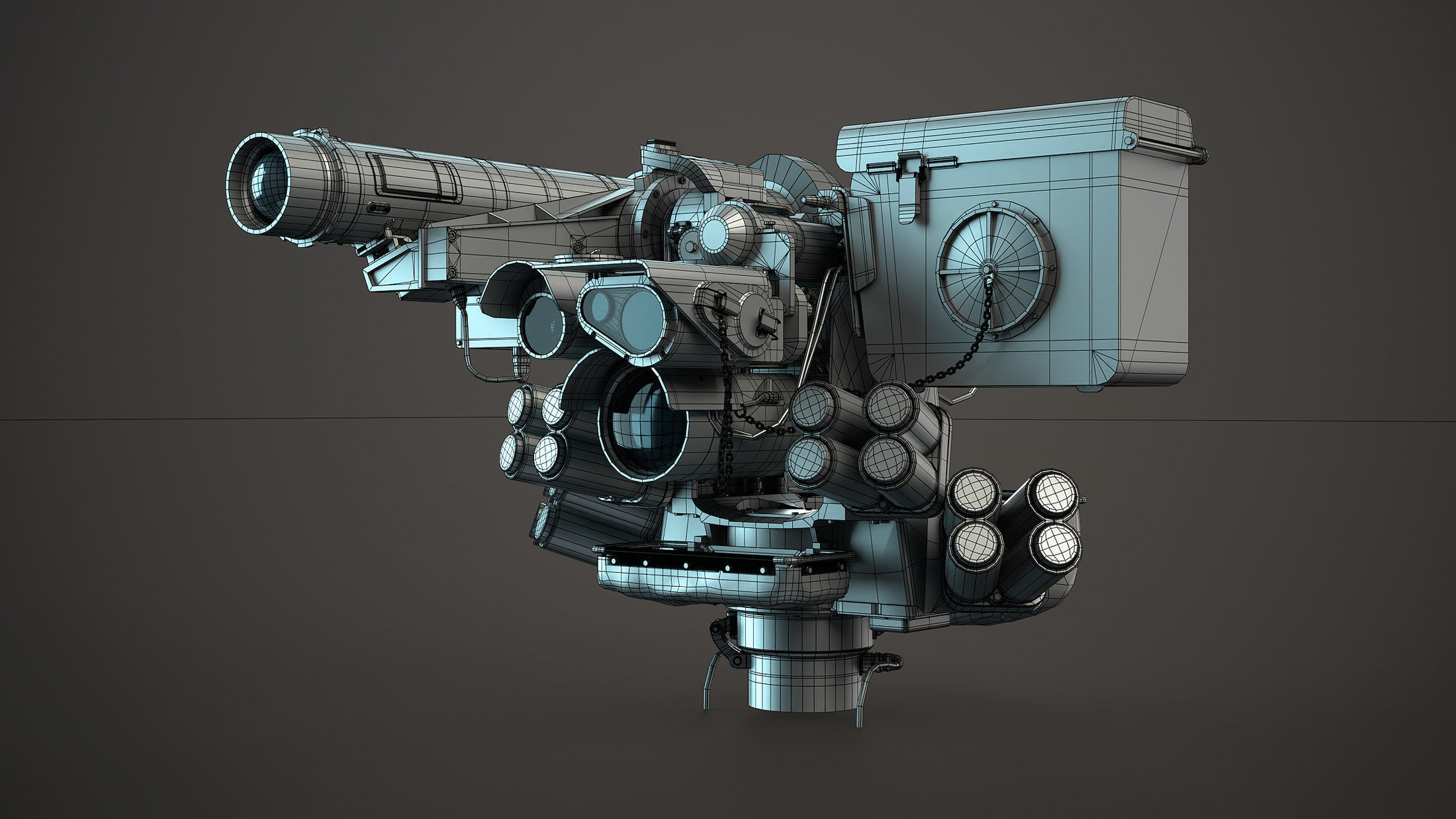 M151 Protector and M153 CROWS RWS Set 3D Model Collection_14