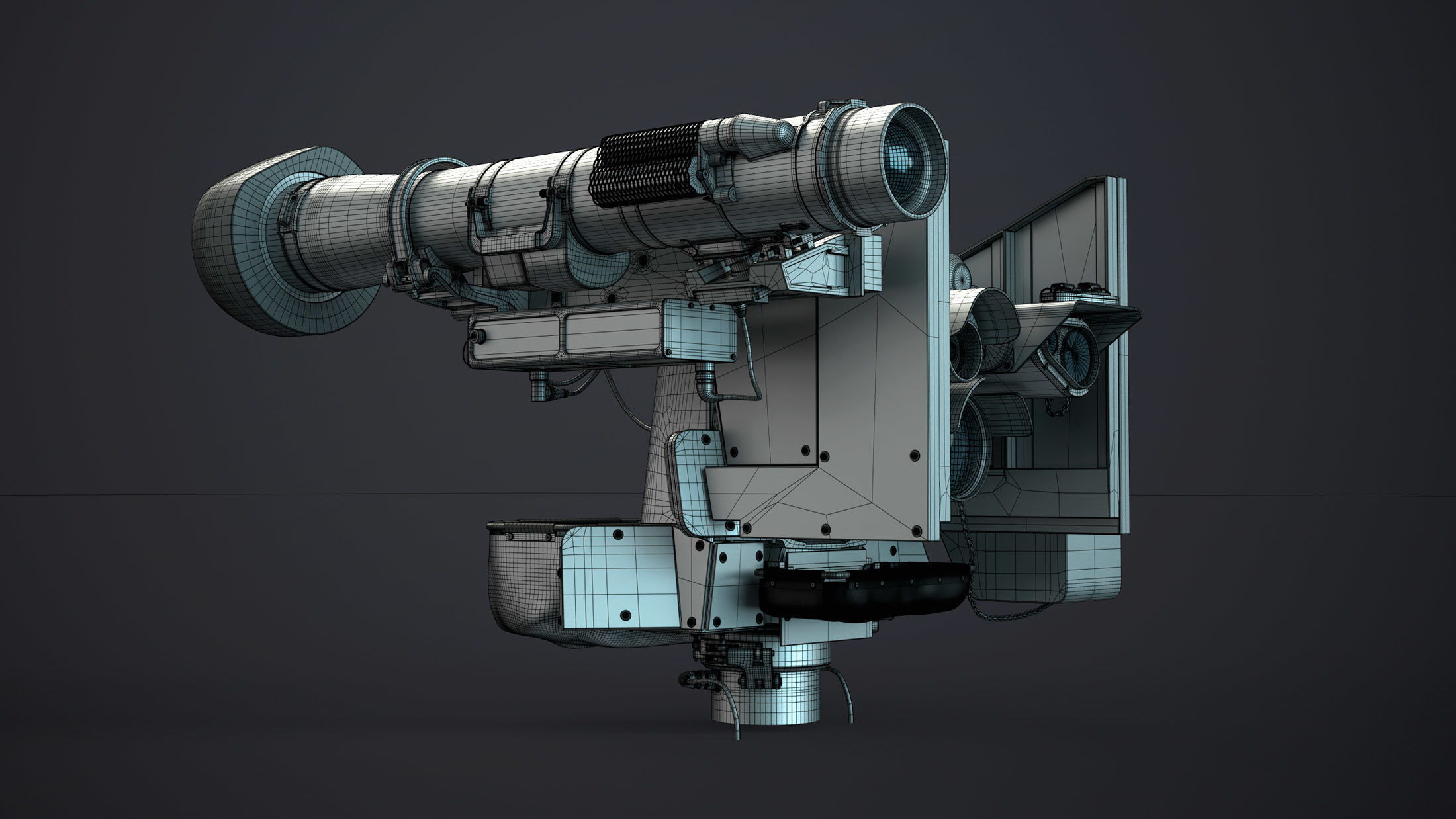 M151 Protector and M153 CROWS RWS Set 3D Model Collection_33