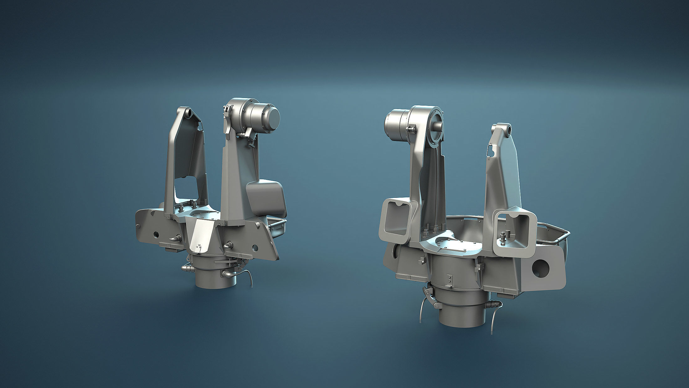 M151 Protector and M153 CROWS RWS Set 3D Model Collection_13