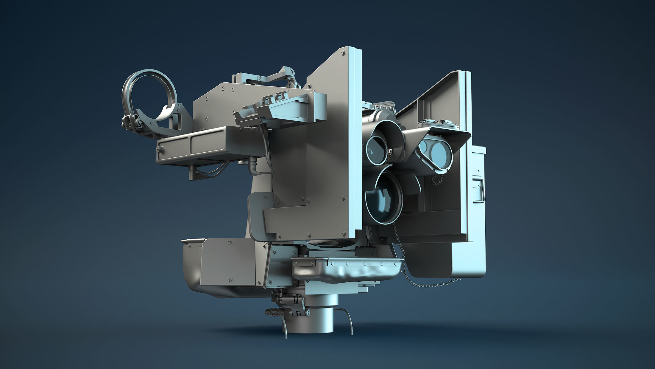 M151 Protector and M153 CROWS RWS Set 3D Model Collection_23