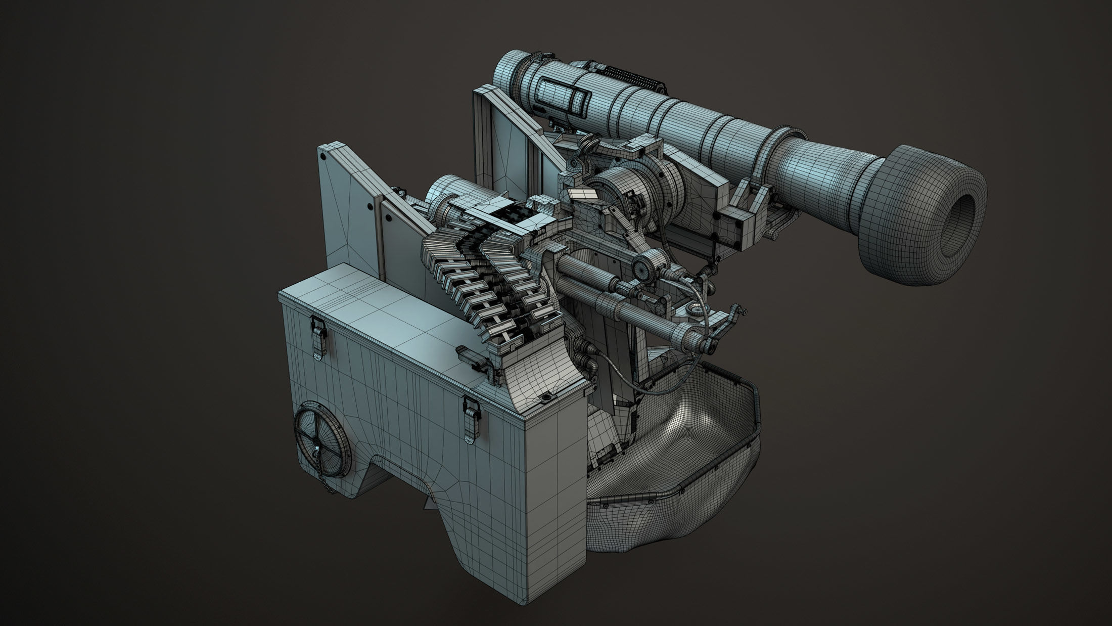 M151 Protector and M153 CROWS RWS Set 3D Model Collection_31