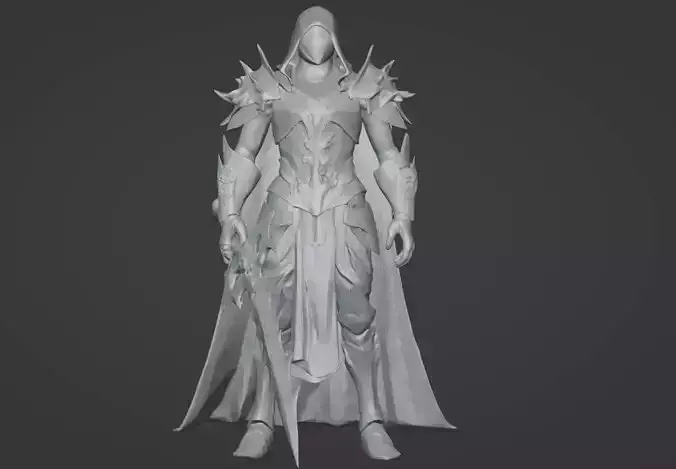 The Beast Slayer Knight - 3D Printable Fantasy Warrior STL Model