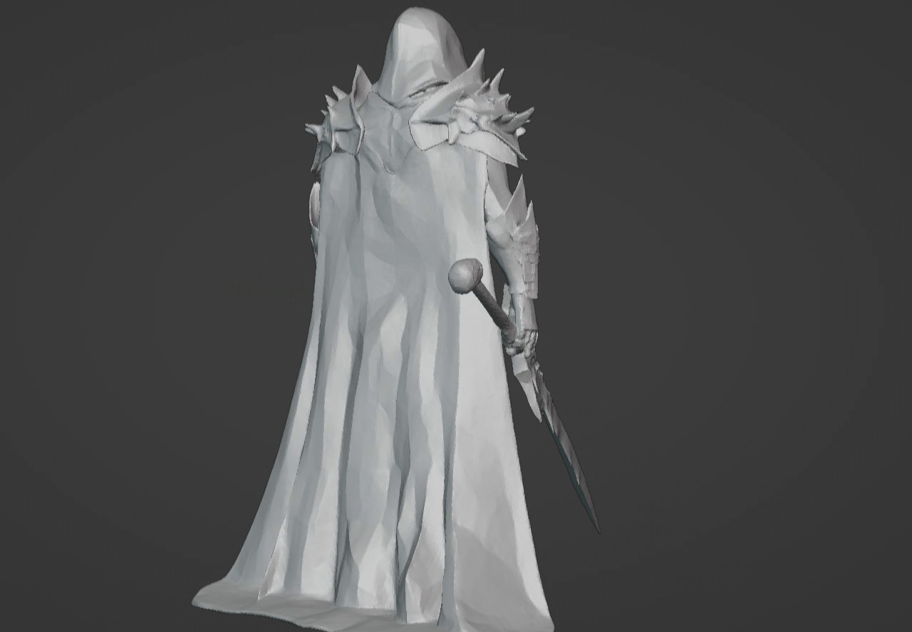 The Beast Slayer Knight - 3D Printable Fantasy Warrior STL Model 3D print model_21