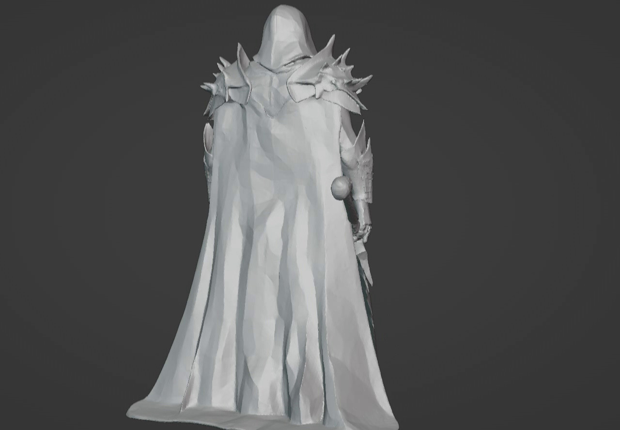 The Beast Slayer Knight - 3D Printable Fantasy Warrior STL Model 3D print model_22
