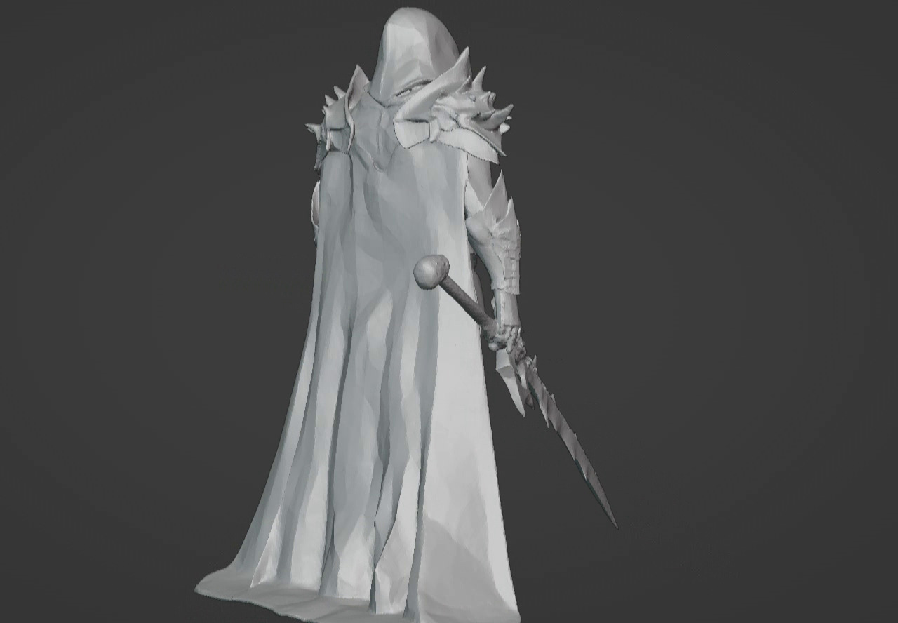 The Beast Slayer Knight - 3D Printable Fantasy Warrior STL Model 3D print model_20