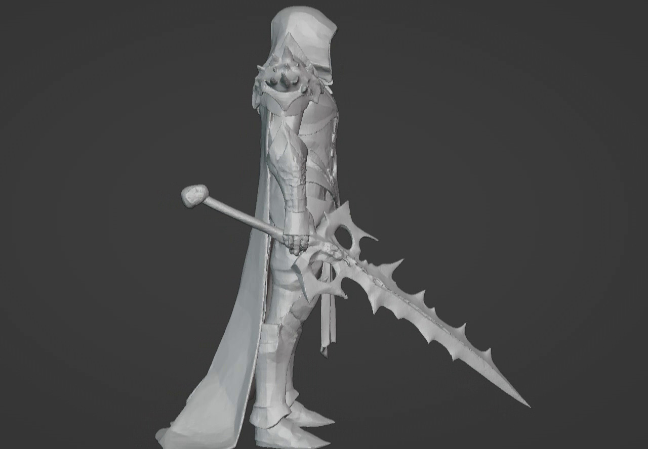 The Beast Slayer Knight - 3D Printable Fantasy Warrior STL Model 3D print model_15