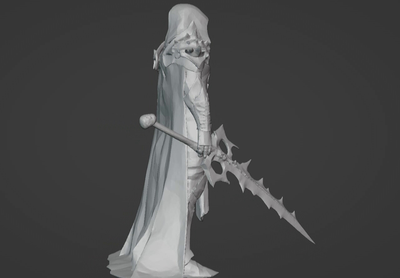 The Beast Slayer Knight - 3D Printable Fantasy Warrior STL Model 3D print model_17