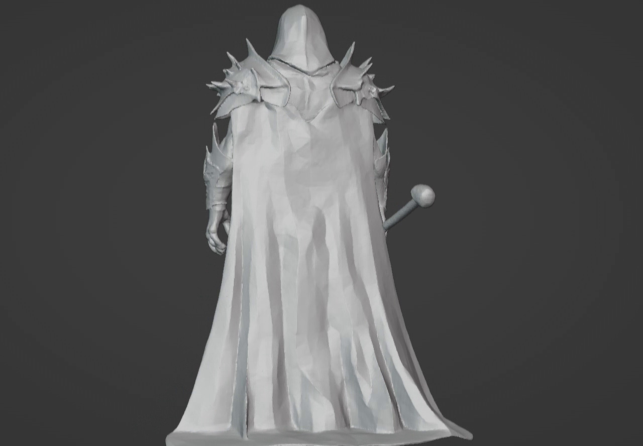 The Beast Slayer Knight - 3D Printable Fantasy Warrior STL Model 3D print model_27