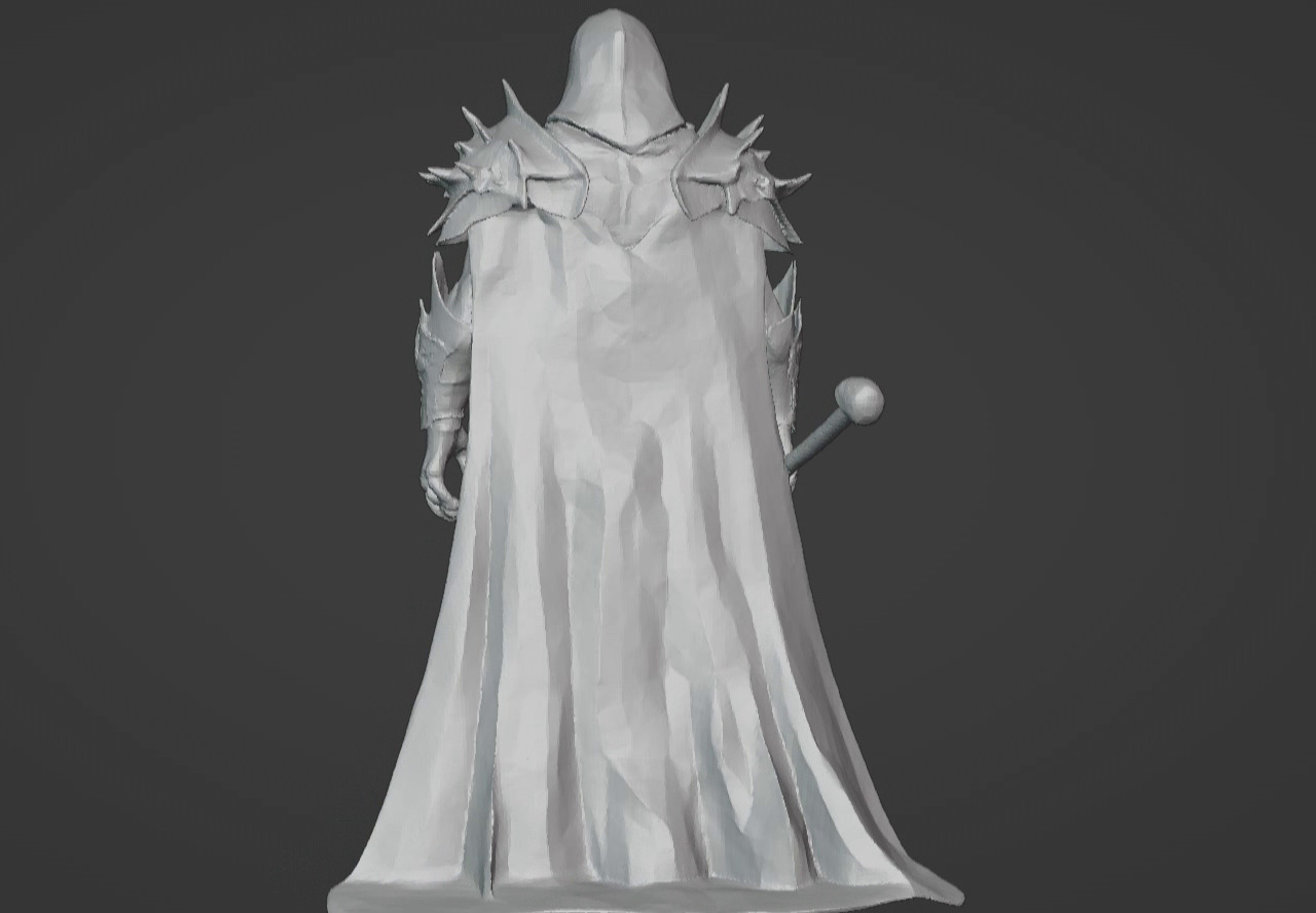 The Beast Slayer Knight - 3D Printable Fantasy Warrior STL Model 3D print model_26