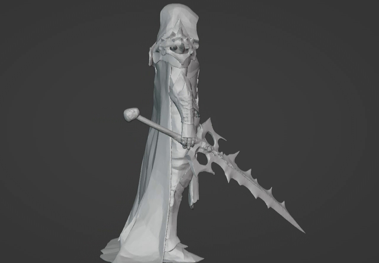 The Beast Slayer Knight - 3D Printable Fantasy Warrior STL Model 3D print model_16