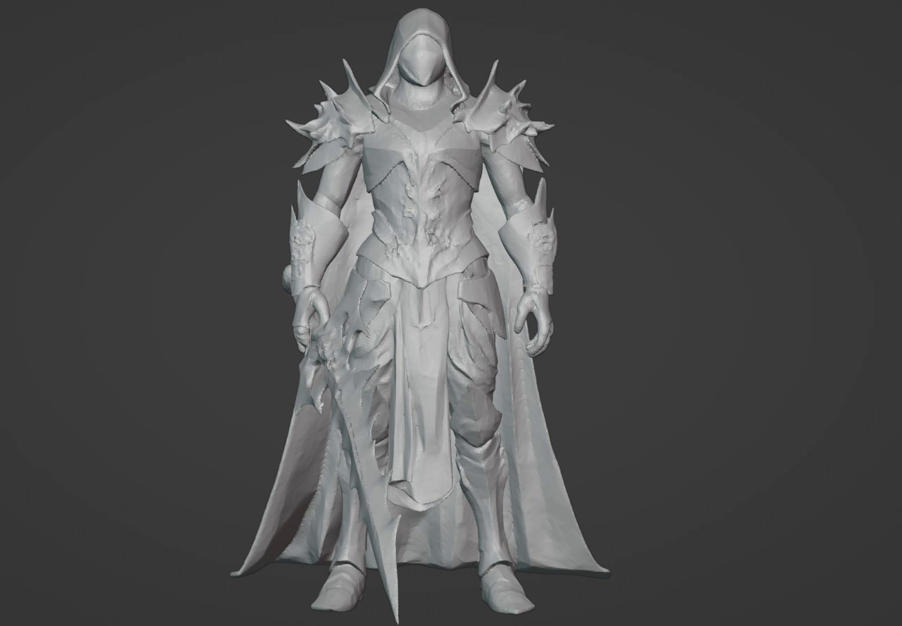 The Beast Slayer Knight - 3D Printable Fantasy Warrior STL Model 3D print model_3