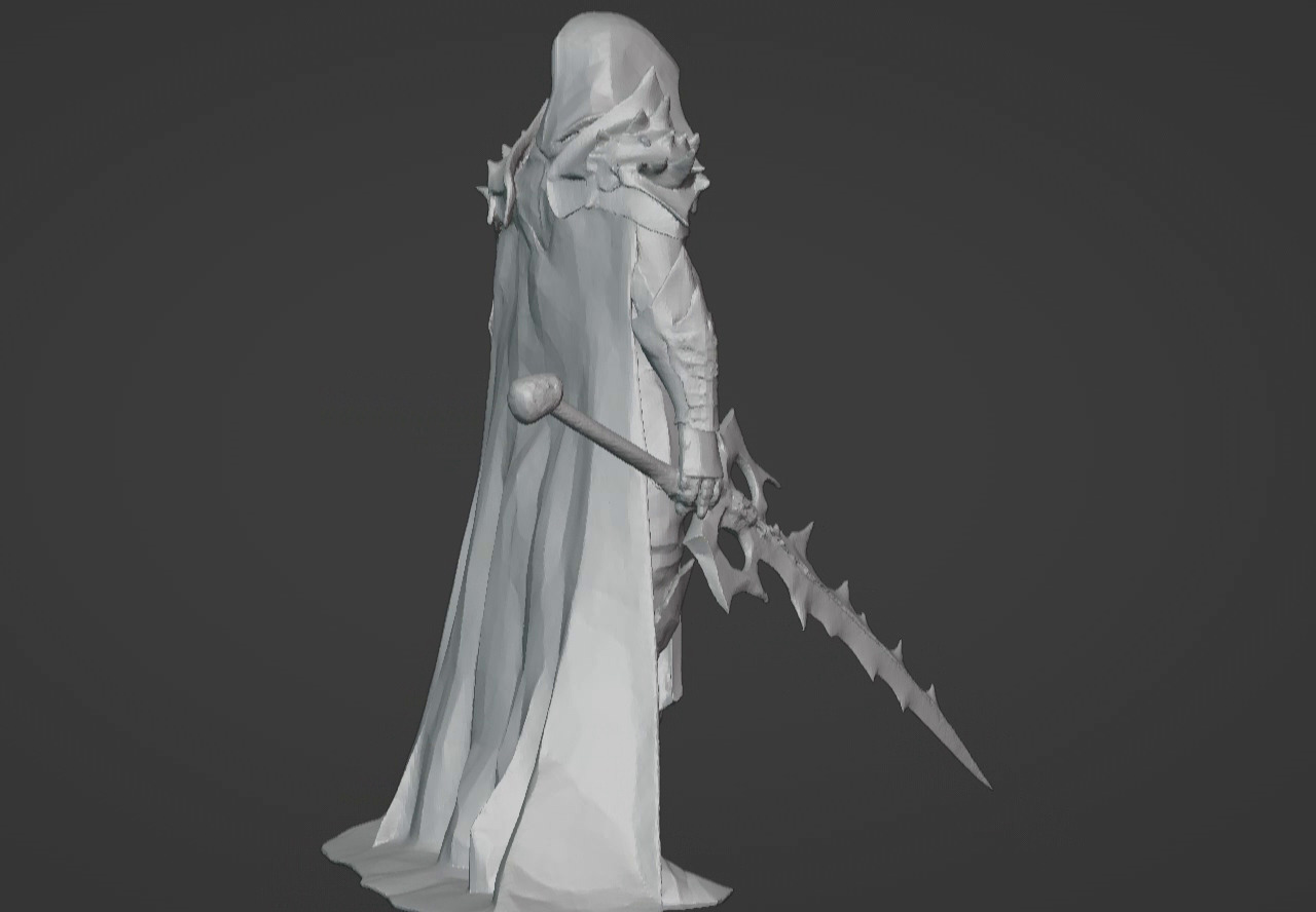 The Beast Slayer Knight - 3D Printable Fantasy Warrior STL Model 3D print model_18