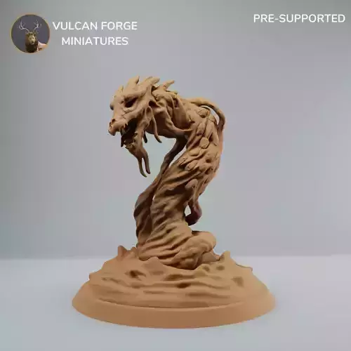 Desert Wyrm Sand worm pre supported