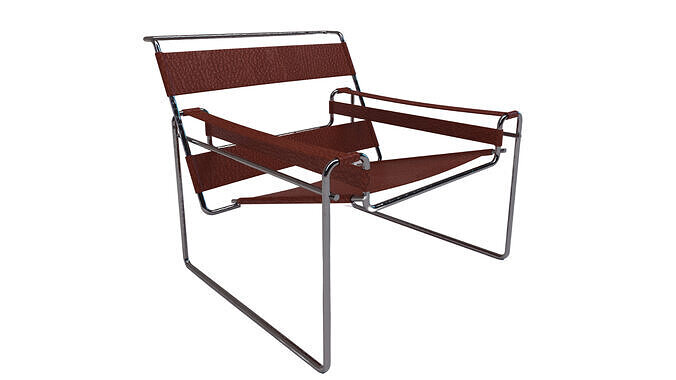 BauHuas Chair 3D model 3