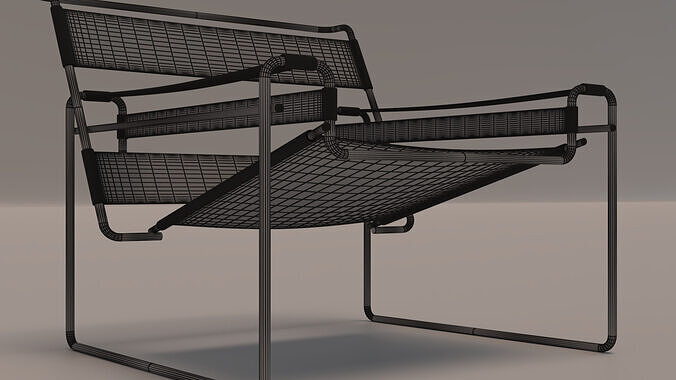 BauHuas Chair 3D model 6