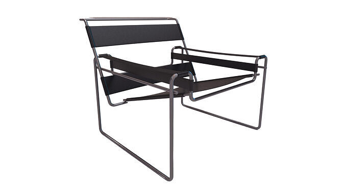BauHuas Chair 3D model 4