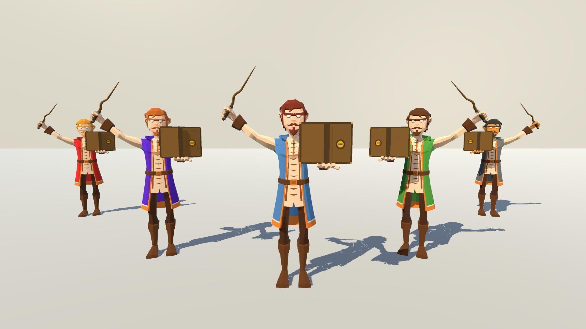 POLYGRUNT - Low Poly Fantasy Characters 3D Art Low-poly 3D model_14