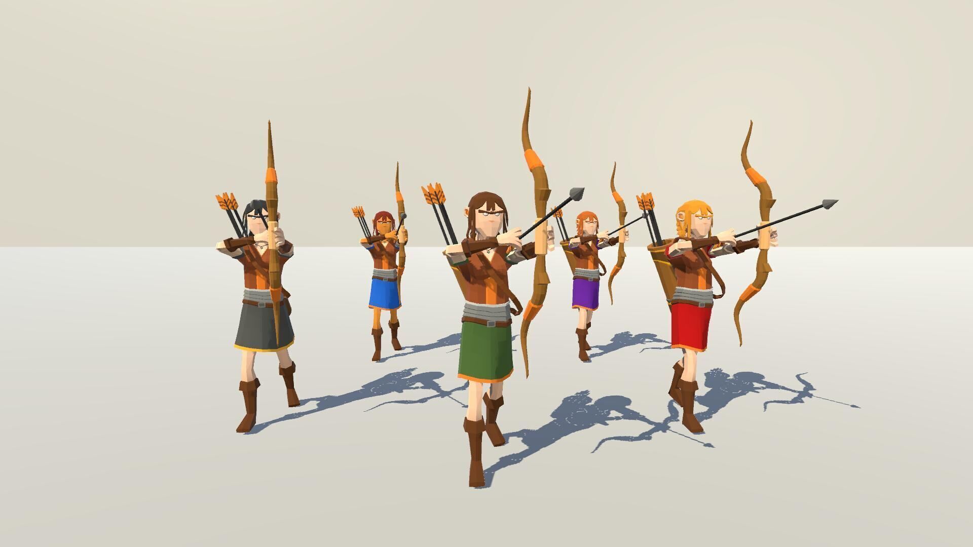 POLYGRUNT - Low Poly Fantasy Characters 3D Art Low-poly 3D model_18