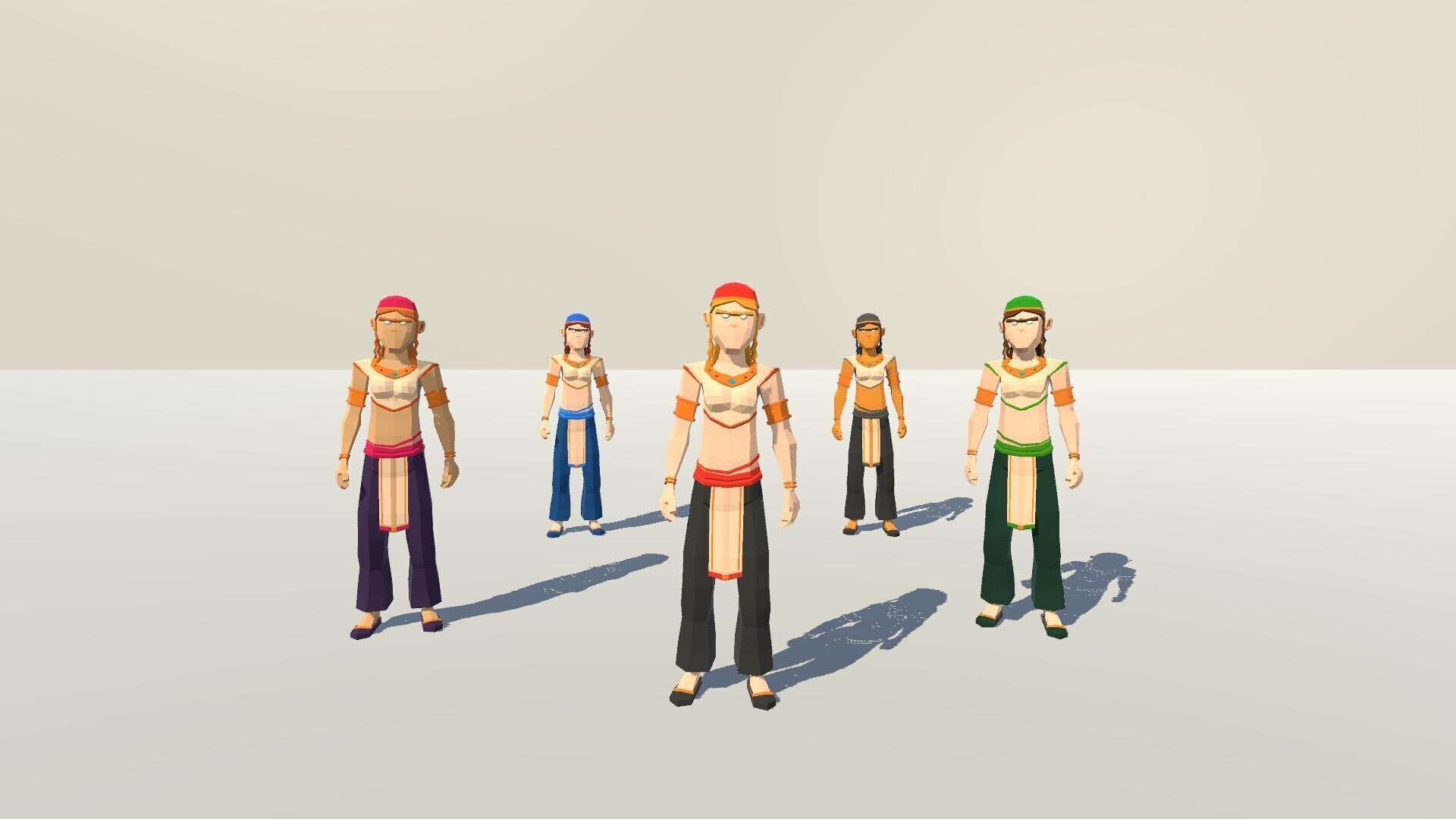 POLYGRUNT - Low Poly Fantasy Characters 3D Art Low-poly 3D model_20