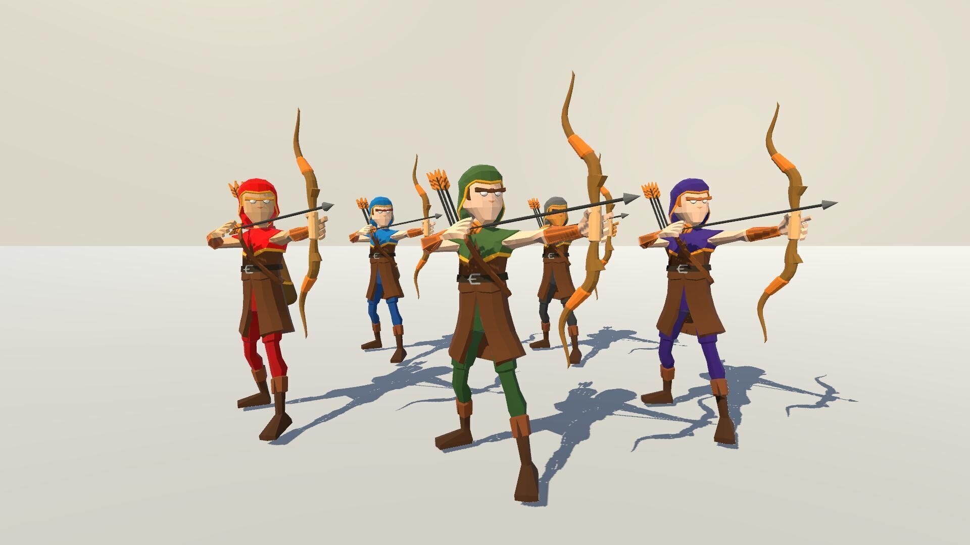 POLYGRUNT - Low Poly Fantasy Characters 3D Art Low-poly 3D model_8