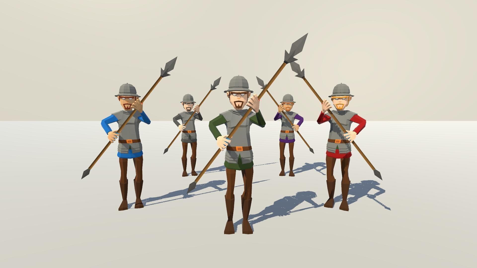 POLYGRUNT - Low Poly Fantasy Characters 3D Art Low-poly 3D model_13