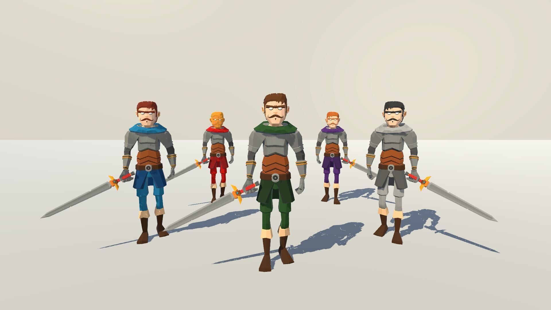 POLYGRUNT - Low Poly Fantasy Characters 3D Art Low-poly 3D model_15