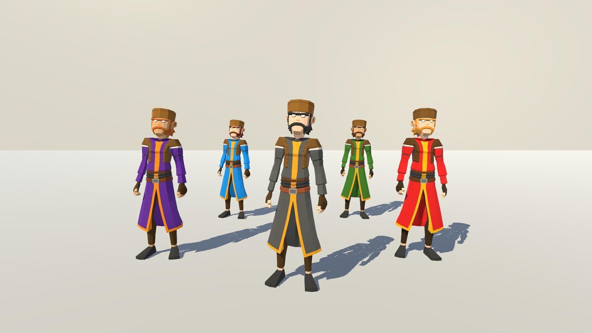 POLYGRUNT - Low Poly Fantasy Characters 3D Art Low-poly 3D model_11